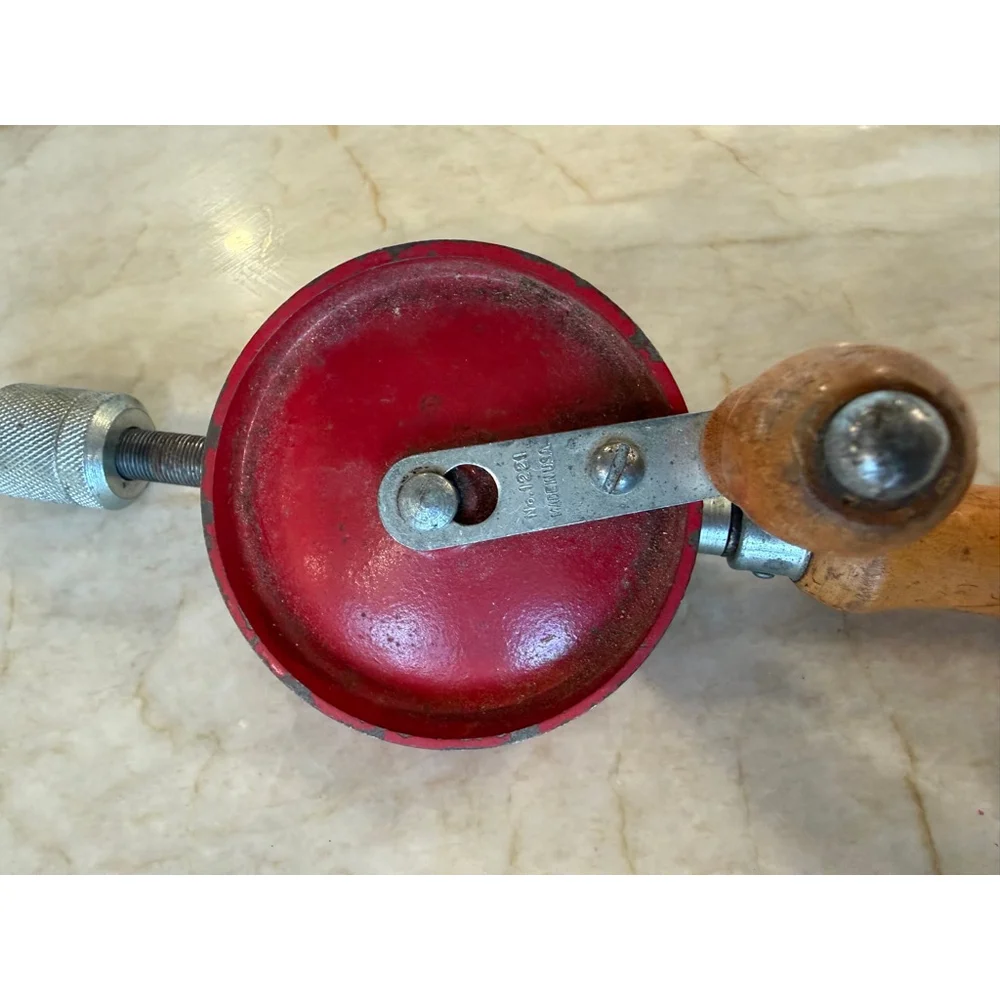 Stanley egg beater Red & Brown Hand Drill One Size